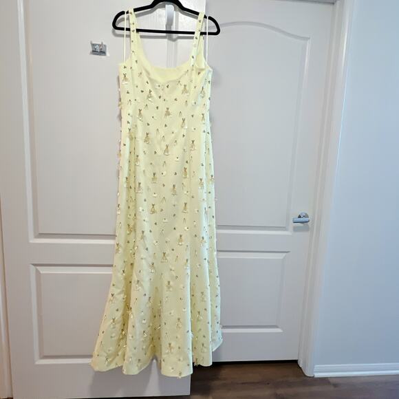 Simkhai Briella Embellished Crepe Gown Size 10 NWT - Picture 6 of 8